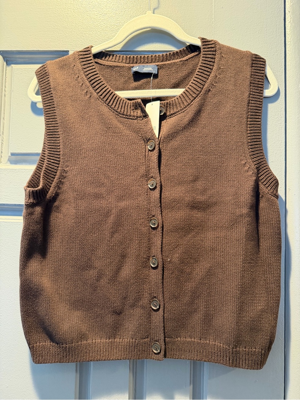 GAP Brown sweater vest NWT - Picture 3 of 10